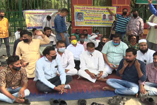 Protest in Dehradun