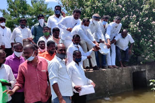 ydadri bhuvanagiri zp chairmen limineti sandeep reddy tour in bommalaramaram