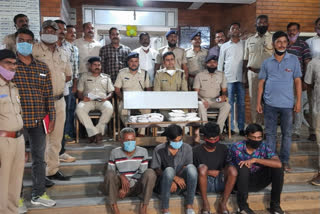 marijuana accuses arrested in hubli