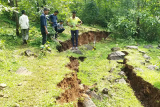 Landslides in Girnar village