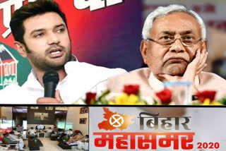 Will NDA break up with disputes between nitish kumar and chirag paswan