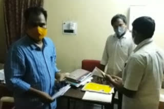 junior assistant arrested for taking bribe