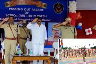 ar constable passing out parade at manginapudi