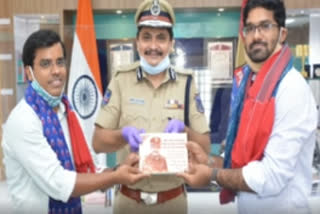 rachakonda cp mahesh bhagavath felicitated to civils rankars in hyderabad