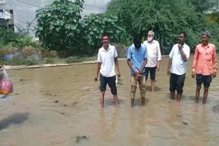 protests in Jhunjhunu, bad roads of Jhunjhunu