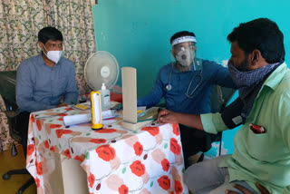 Private Covid Fever Checkpoint Open in Tumakuru