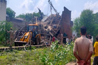 House under construction collapsed in Jaipur, House fell in Krishna Vihar