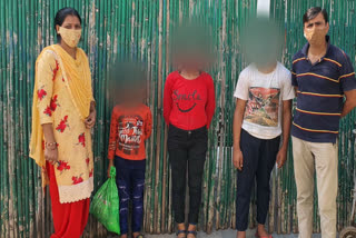 sunlight colony police found four missing children in delhi