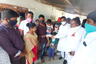 beerla-ilaih-visit-orphaned-children-at-milaram-village-in-yadadri-district