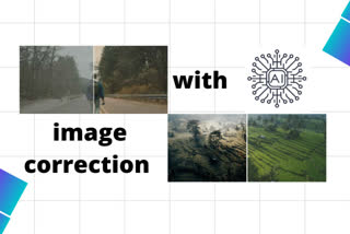 image correction using AI,AI automatically removes unwanted objects from photo