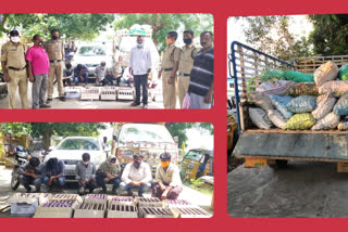 police caught illegal liquour in prakasham district