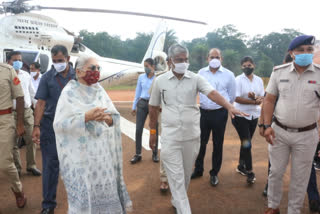 Governor Anandiben Patel reached Pachmarhi