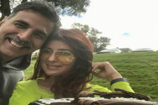 Twinkle Khanna shares glimpse of Akshay Kumar's b'day celebration