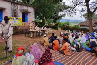 Meeting organized to save the people of the village from cheating