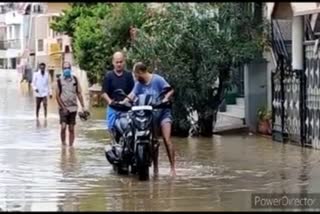 Bengaluru following heavy rainfall