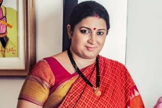 Union Minister for women and child welfare Smriti Irani