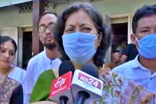 Reaction of Pranati Phukan on 2021 assam assembly election dibrugarh assam etv bharat news