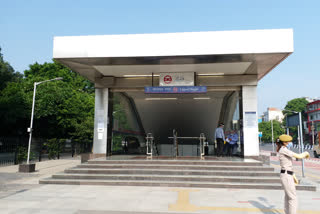 metro's violet line Service started in delhi