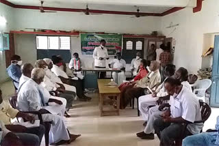 Akhila paksha party Farmers leaders Round table meeting in Nandyal kurnool district