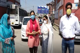 PhD scholars protest in Srinagar