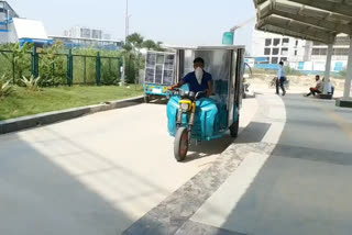 NMRC started free e-rickshaw service from blue to aqua line during unlock-4