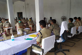 monthly crime seminar meeting organized in gumla