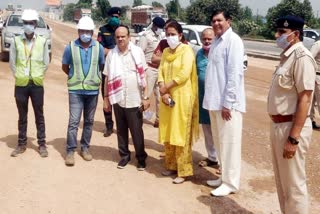 MP Ramesh Kaushik launches Garhi Kalan flyover