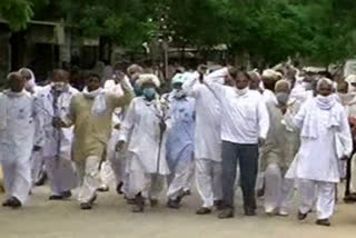 bhartiya kissan union protest against agriculture ordinance in bhiwani