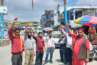 protesting over doctor resignation