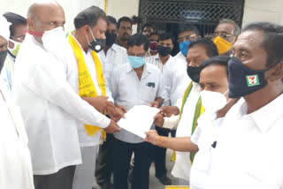 TDP Protest at Nadendla MPDO Office