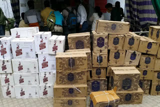 62 box of illegal alcohol seized in Varanasi