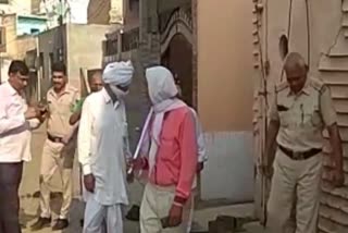 Allegations of farmers harassing police in Gannaur