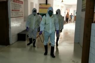 district hospital sanitized in subarnapur