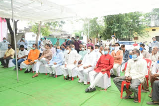 BJP state president BD Sharma participated in the home entry program of PM Awas Yojana in bhopal