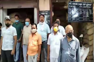 Ration depot holders protest in Jahangirpuri demanding remuneration