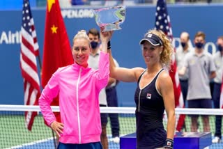 Zvonareva & Siegemund win womens double title,  US Open 2020 final, womens Double, ୟୁଏସ ଓପନ ଫାଇନାଲ, ମହିଳା ଡବଲ୍ସରେ ଟାଇଟଲ ହାତେଇଲେ ଭେରା-ଲୌରା,  ଲୌରା ସିଗମଣ୍ଡ ଓ ଭେରା ଜ୍ବୋନାରେଭା,  Laura Siegemund and Vera Zvonareva