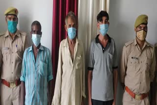 Kasna police arrested three accused in case of unknown body in Greater Noida
