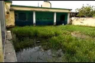 Karanpur government primary school land became pond