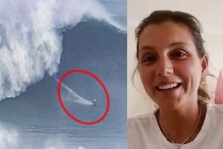 Maya Gaberia surfed the Guinnes World Record