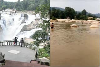 young man died due to drowning in dassam fall of Ranchi, young man died due to selfie in Ranchi, news of dassam fall, रांची के दशम फॉल में डूबने से युवक की मौत, रांची में सेल्फी के कारण युवक की मौत, दशम फॉल की खबरें