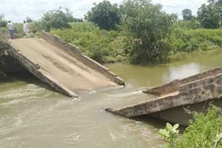 bridge collapse near Iklehra Khapardev Hiwara area jalna