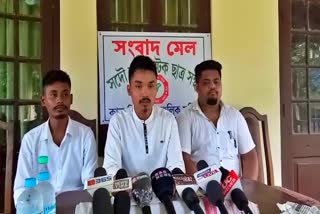 Matak Students Union pressmeet