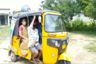 teacher campaign on online clasess in manchiryala district