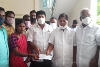 kalyana lakshmi shaadi mubarak cheques distribution by the mla bhaskarrao at miryalaguda in nalgonda district