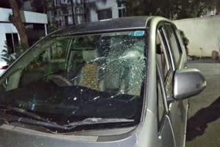 unkown-persons-attack-on-cpi-state-office-and-destroyed-chada-venkatreddy-car