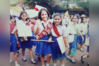 Rukmini Maitra childhood picture