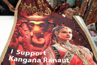 Surat based textile businessman launches Manikarnika styled saree to express support for Kangana Ranaut