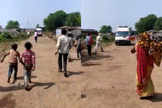 Villagers chased ambulances