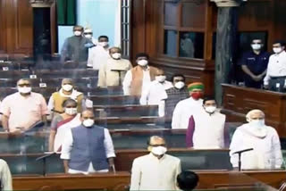 Lok Sabha proceedings adjourned for an hour