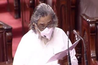 Shibu Soren sworn in as Rajya Sabha MP